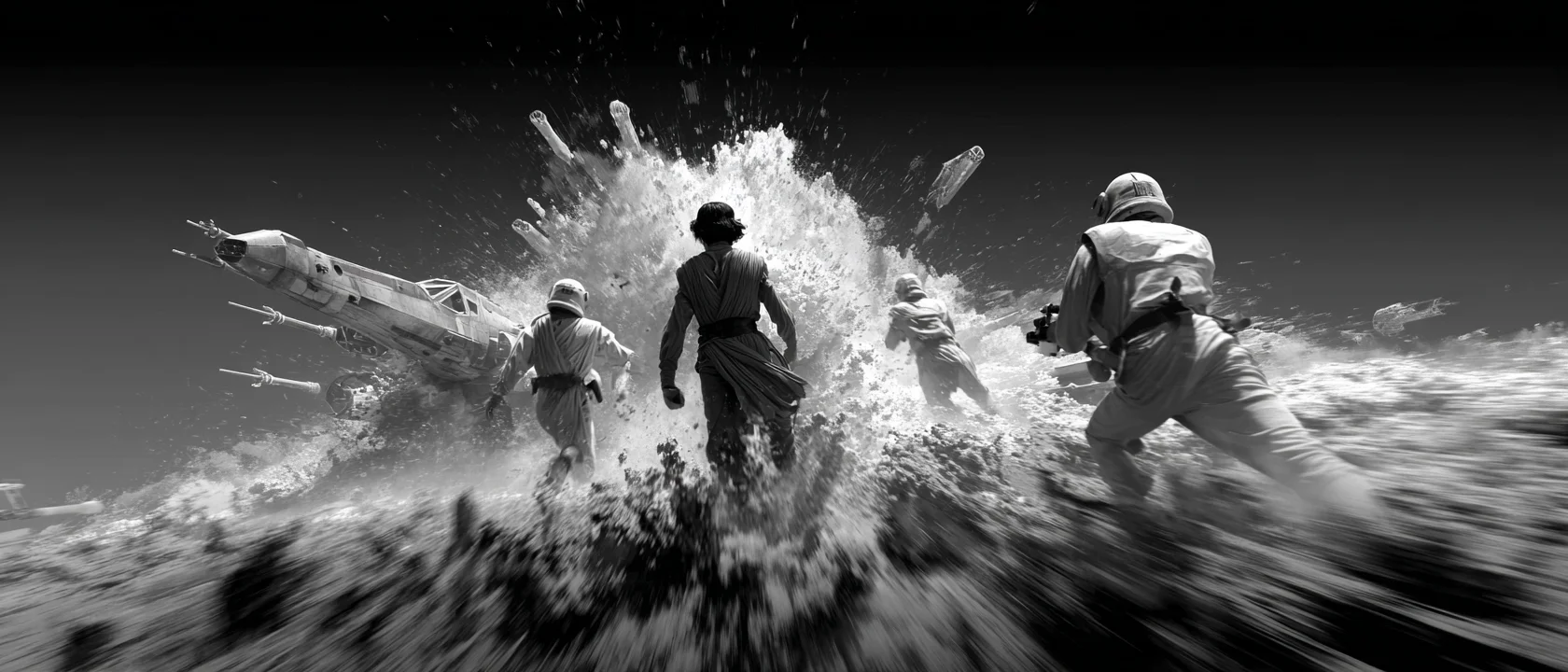 Star Wars warp background