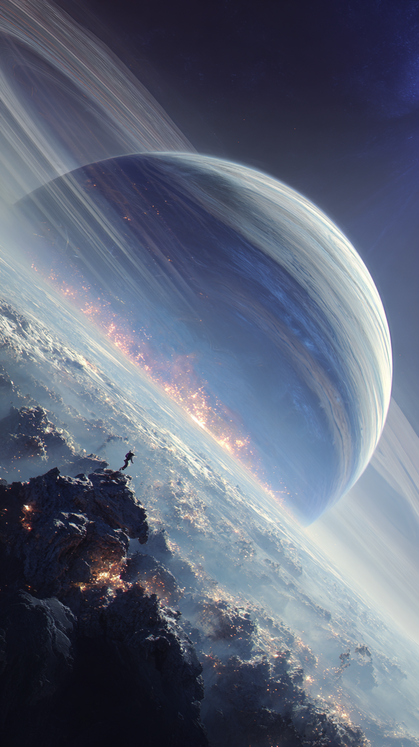 Breathtaking orbit view