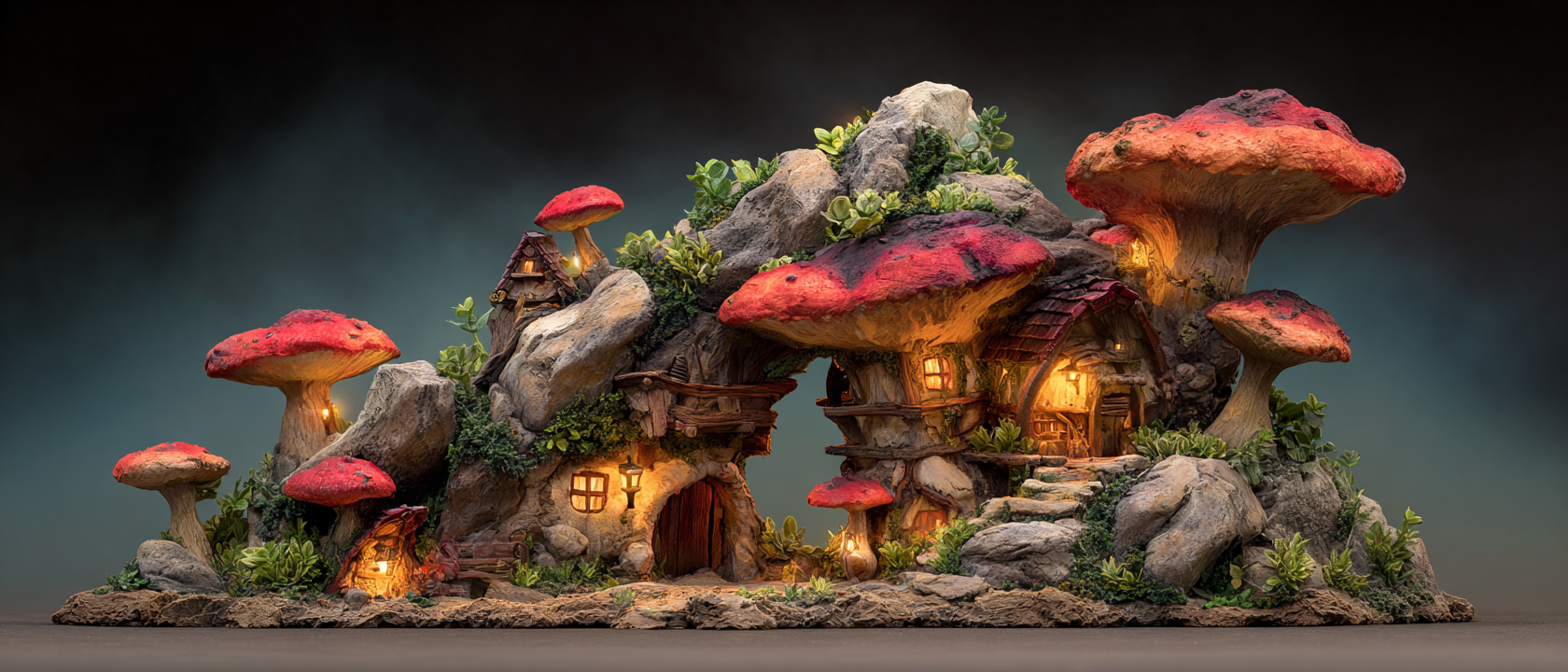 Handcrafted fairy illustration