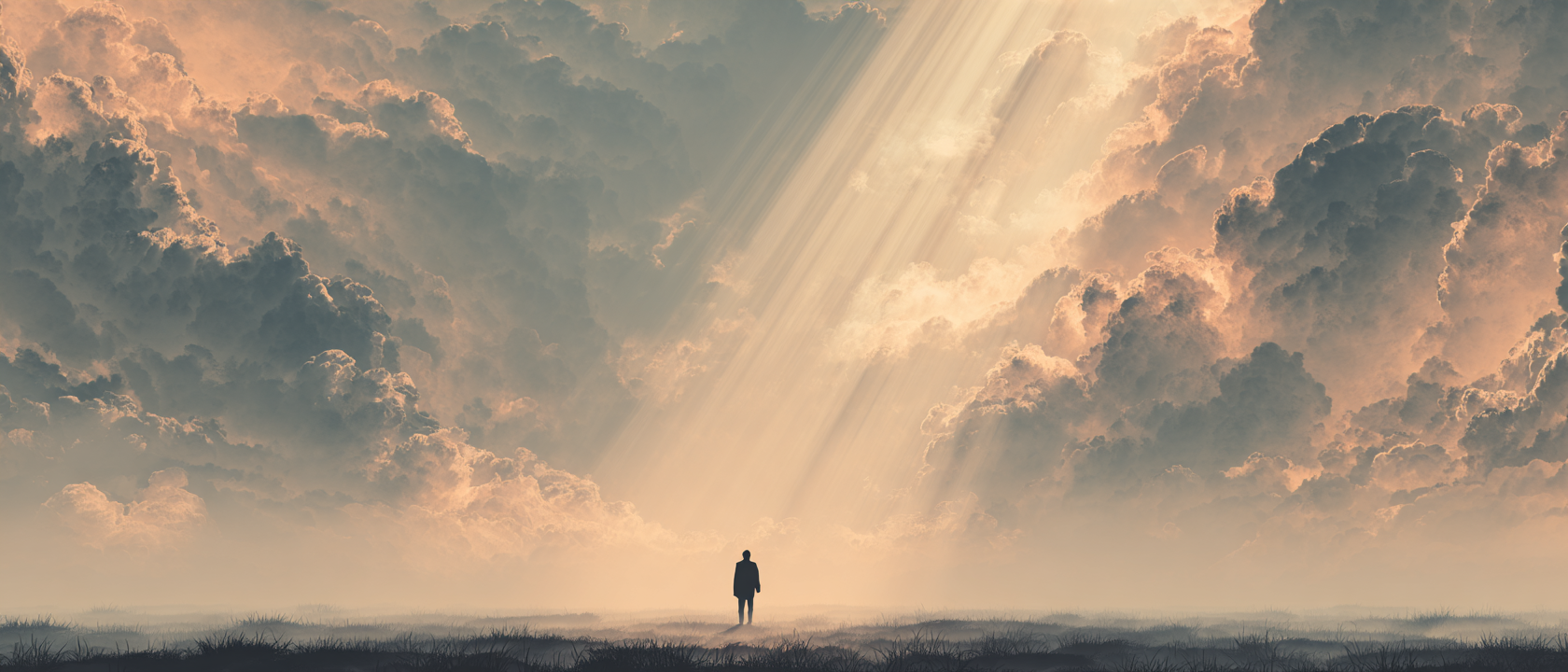 Spiritual cinematic scene