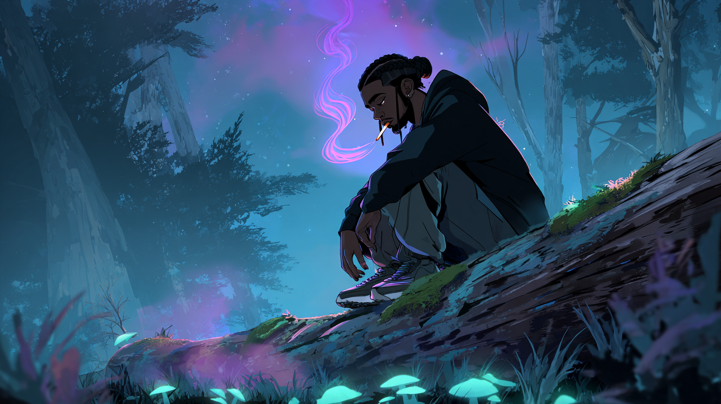 Modern digital art piece